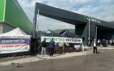 İşçiler grevdeyken Gübretaş’ın ortağı kanal aldı
