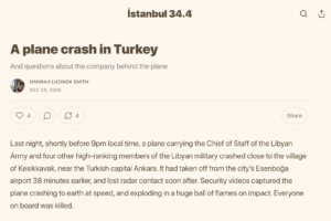 Libya heyetini taşıyan Malta merkezli uçak şirketinin geçmişi dikkat çekiyor