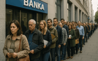 Mevduatta parası olan bankaların önünde sıraya girdi: İki yıl sonra bir ilk!