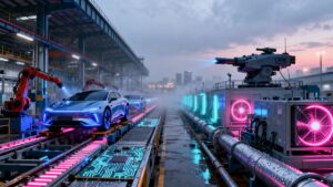 Çin otomotiv sektörüne darbeyi vurdu: Lazer silahı ve araç parçası üretimini 1 saniyeye düşürdü!