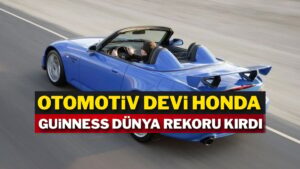 Otomotiv devi Honda, Guinness Dünya Rekoru kırdı