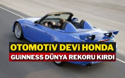 Otomotiv devi Honda, Guinness Dünya Rekoru kırdı