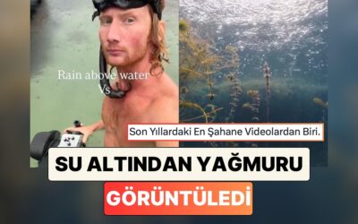 Fotoğrafçı Elston Webster Su Altından Yağmurun Nasıl Göründüğünü Görüntüledi