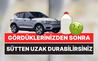 Korkulu Rüya: Arabaya Süt Dökülürse Ne Olur? Bir Oto Yıkamacı, Aracın Döşemesini Sökerek Gösterdi!