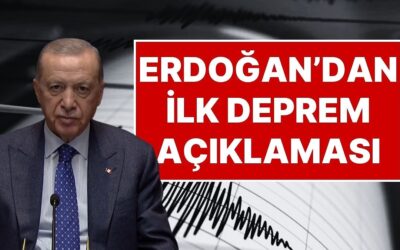 Balıkesir&apos;de Olan ve Birçok Şehirde Hissedilen Deprem Sonrası Cumhurbaşkanı Erdoğan&apos;dan Açıklama