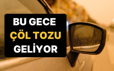Üst Üste Uyarılar Geldi: Bu Gece Trablus Üzerinden Çöl Tozu Geliyor!