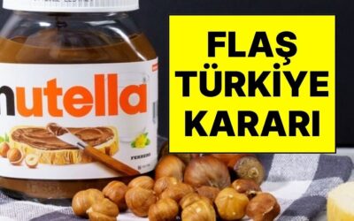 Türkiye’de Nutella Krizi: Nutella’nın Üreticisi Ferrero, Türkiye’den Fındık Alımlarını Durdurdu!