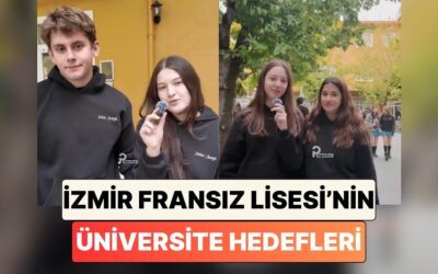 Bu Sefer de İzmir Saint Joseph Fransız Lisesi Öğrencileri Üniversite Hedeflerini Paylaştı