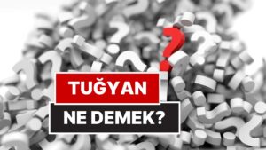 Tuğyan Ne Demek? Tuğyan İsminin Anlamı ve Kökeni
