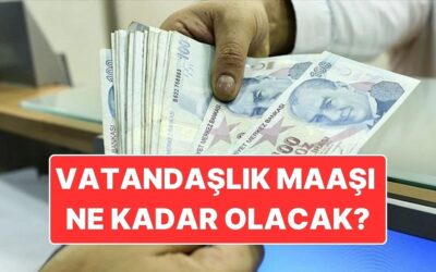 Vatandaşlık Maaşı Nedir? Vatandaşlık Maaşı Ne Kadar, Kimlere Verilecek?