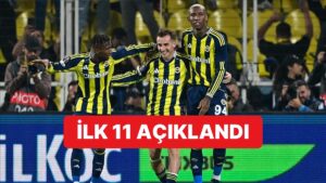 Fenerbahçe&apos;nin Viktoria Plzen Karşısında İlk 11&apos;i Belli Oldu