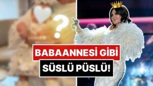 Babaannesi Gibi Süslü Püslü: Sibel Can&apos;ın Torunu Lina&apos;nın 40 Duasından İlk Kareler Geldi!