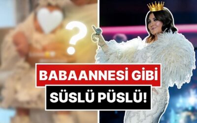 Babaannesi Gibi Süslü Püslü: Sibel Can&apos;ın Torunu Lina&apos;nın 40 Duasından İlk Kareler Geldi!