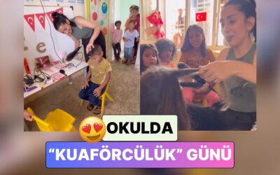 Bir Öğretmenin Öğrencileri İçin Düzenlediği &quot;Kuaförcülük&quot; Oyunu Kalplerinizi Isıtacak