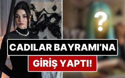 Cadılar Bayramı&apos;nı Evde Geçirmeyi Tercih Eden Hande Erçel&apos;den Mavi Peruklu Paylaşım!