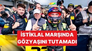 Şampyion Yarışçı Ayhancan Güven İstiklal Marşı Okunurken Gözyaşlarını Tutamadı