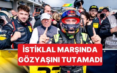 Şampyion Yarışçı Ayhancan Güven İstiklal Marşı Okunurken Gözyaşlarını Tutamadı