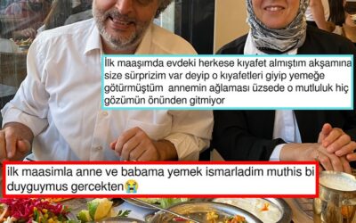 İlk Maaşlarıyla Ailelerini Gururlandıran Kullanıcılardan İç Isıtan Paylaşımlar