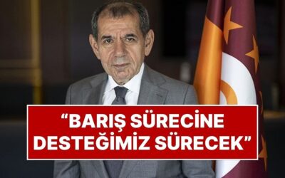 Galatasaray Başkanı Dursun Özbek: “Barış Sürecine Katkımız Sürecek”