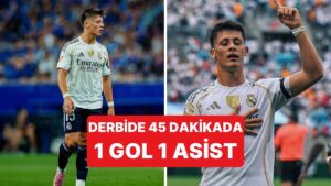 Milli Yıldız Arda Güler, Madrid Derbisi&apos;nde de 1 Gol 1 Asistle Yıldızlaştı