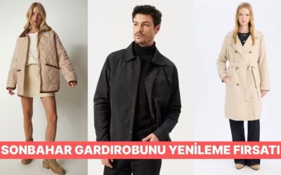 Sonbaharın Kurtarıcısı Trençkot ve Montlarda Öne Çıkan İndirimli Parçalar