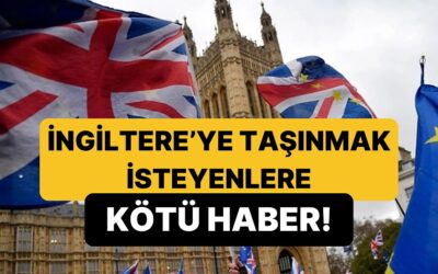 İngiltere&apos;ye Taşınmak İsteyenlere Kötü Haber: 20 Yıl Beklemeniz Gerekecek!
