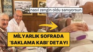 Murat Ülker ve Rahmi Koç&apos;un Gündem Olan Akşam Yemeğindeki &quot;Saklama Kabı&quot; Detayı