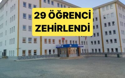 Bir Zehirlenme Vakası da Gümüşhane&apos;den Geldi: 29 Öğrenci Zehirlendi