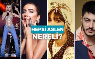 Bu Şarkıcıların Nereli Olduğunu Tahmin Edebilir misin?