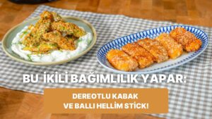 Airfryer&apos;da Dereotlu Kabak ve Ballı Hellim Stick Nasıl Yapılır?