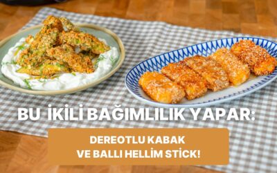 Airfryer&apos;da Dereotlu Kabak ve Ballı Hellim Stick Nasıl Yapılır?