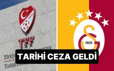 TFF'den Cezalar Açıklandı: Galatasaray'a Tarihi Ceza Verildi