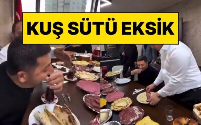 Belediye Başkanı Kuş Sütünün Eksik Olduğu Kahvaltısı Tepki Çekince Açıklama Yaptı