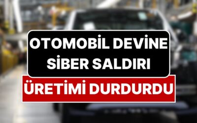 Otomobil Devi Üretimi 1 Ekim&apos;e Kadar Durdurdu