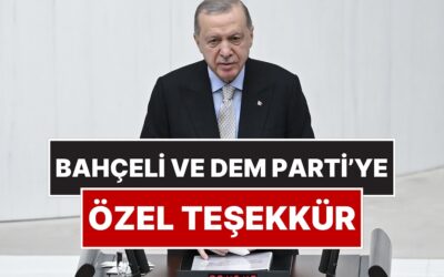 Meclis Açıldı! Cumhurbaşkanı Erdoğan’dan Yeni Yasama Yılı İçin Açıklamalar