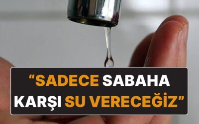 Ankara’da Korkutan Kuraklık Açıklaması: "Suları Sabah Saatlerinde Kontrollü Şekilde Vereceğiz"