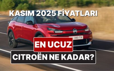 Kasım 2025 Citroen Fiyat Listesi! İşte C3, C4, C5, Aircross, Ami, Berlingo ve C-Eylsee Güncel Fiyatları