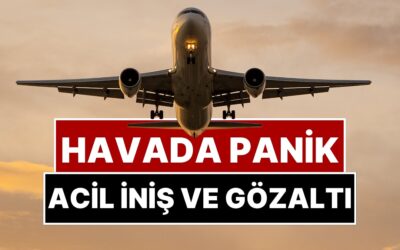 Pasaportunu Yiyen Yolcu Uçağı Karıştırdı! Uçak Acil İniş Yaptı