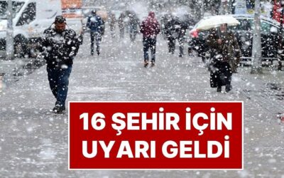 14 Ekim Salı Hava Durumu: Meteoroloji 16 İli Uyardı: Sağanak Yağmur ve Kar Yağışı Etkili Olacak