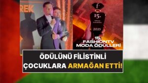 Yılın En Stil Sahibi Erkek Sanatçısı Seçilen Emir Can İğrek&apos;in Filistin Vurgusu Törene Damga Vurdu!