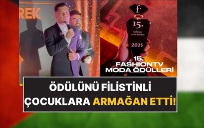 Yılın En Stil Sahibi Erkek Sanatçısı Seçilen Emir Can İğrek&apos;in Filistin Vurgusu Törene Damga Vurdu!