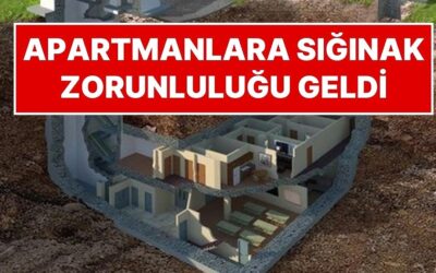Bakan Murat Kurum Açıkladı: Sığınak Yönetmeliği Değişti, Binalara Sığınak Zorunluluğu Getirildi