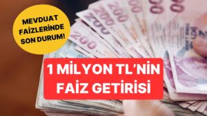 Mevduat Faizlerinde Son Durum: 1 Milyon TL&apos;nin Aylık Getirisi Ne Kadar?