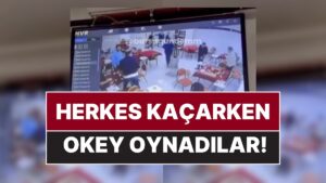 Bursa'da Dört Arkadaş 6.1 Büyüklüğündeki Deprem Anında Herkes Kaçarken Okey Oynamaya Devam Etti
