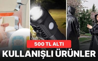 500 TL ve Altına Alabileceğiniz Kullanışlı Ürün Önerileri