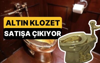 Servet Değerindeki Özel Tasarım &quot;Altın Klozet&quot; Açık Artırmaya Çıkıyor: İşte Açılış Fiyatı!