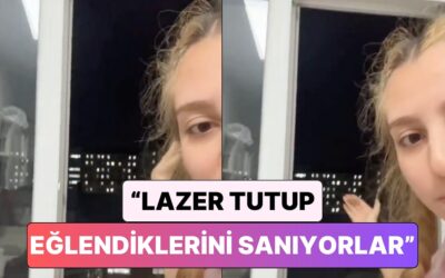 Kız Yurdunda Kalan Bir Öğrenci Karşılarında Bulunan Erkek Yurdundan Odalarına Lazer Tutulduğunu İddia Etti