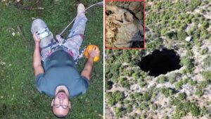 İçerik Üreticisi Ozan Kuşçu Burdur&apos;da Derinliği 90 Metre Olan Obruğa İndi