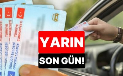 Eski Tip Ehliyetler İçin Yarın Son Gün! Yenileme Ücreti 7 Bin 438 TL’ye Çıkıyor