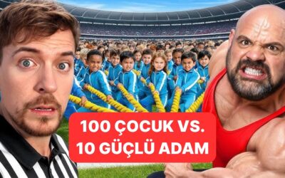 100 Çocuk vs. 10 Güçlü Adam: MrBeast&apos;in Yeni Yarışmasındaki Sonuç Herkesi Şaşırttı